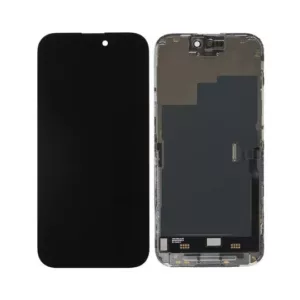 For iPhone 15 Pro Soft OLED LCD Screen & Touch Digitiser On Frame