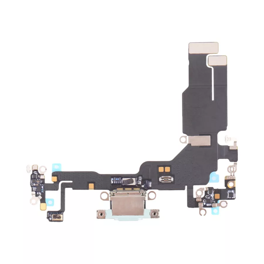 iph15charg-jpg For iPhone 15 Charging Port Dock Connector Flex Cable & Microphones - Blue