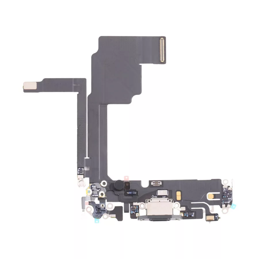 iph15procharg-jpg For iPhone 15 Pro Charging Port Dock Connector Flex Cable & Microphones - Black