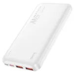 Hoco 10000mAh 22.5W Ultra-Thin Fast Charging Power Bank Charger - White