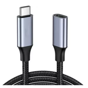 USB-C Male To Female PD Fast Charge Nylon Braided Extension Cable