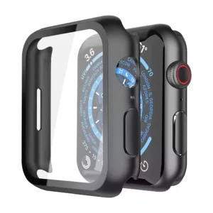 For Apple Watch 360 Full Screen Protective Cover - Black