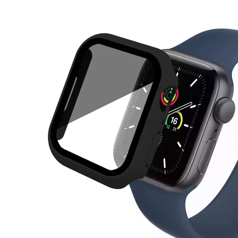 For Apple Watch 360 Full Screen Privacy Protective Cover - Black