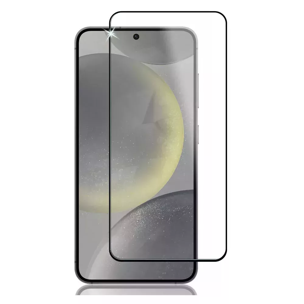 For Samsung Galaxy S25+ Full Glue Tempered Glass Screen Protector Fingerprint Support