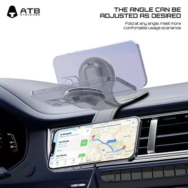 ATB Design 15W Foldable Magnetic Wireless Car Phone Charger - Image 3
