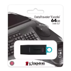 Kingston DataTraveler Exodia 64GB USB 3.2 Flash Stick Pen Memory Drive