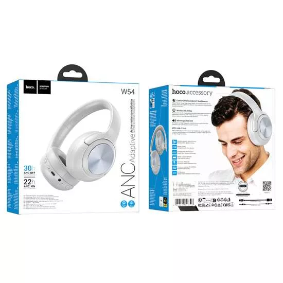 Hoco W54 ANC Adaptive Stereo Wireless Headphones - Image 3