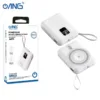 ANG Magnetic Wireless Charging Built-In Cables 10000mAh Power Bank