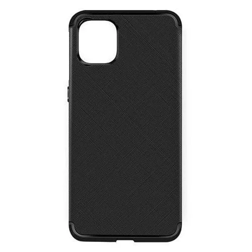 iPhone 11 Matte Black Cross Pattern TPU Gel Case - Image 1