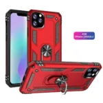 iPhone 11 Hybrid Dual-Layer Armour Case With Magnetic Ring Stand - Image 2