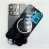 For iPhone 15 Pro Rear Back Glass Battery Cover With Frame & Magnets – Black