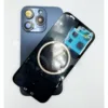 For iPhone 15 Pro Rear Back Glass Battery Cover With Frame & Magnets – Blue