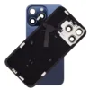For iPhone 15 Pro Rear Back Glass Battery Cover With NFC Flex, Frame & Magnets – Blue