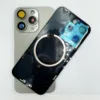 For iPhone 15 Pro Max Rear Back Glass Battery Cover With Frame & Magnets – Titanium
