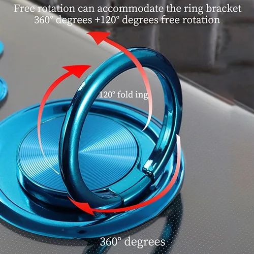 Samsung Galaxy A30 Ultra Thin Clear Gel & Chrome Effect Case With Magnetic Ring Stand - Image 2
