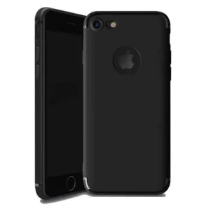 iPhone 6 / 6s Matte Black Cross Pattern TPU Gel Case
