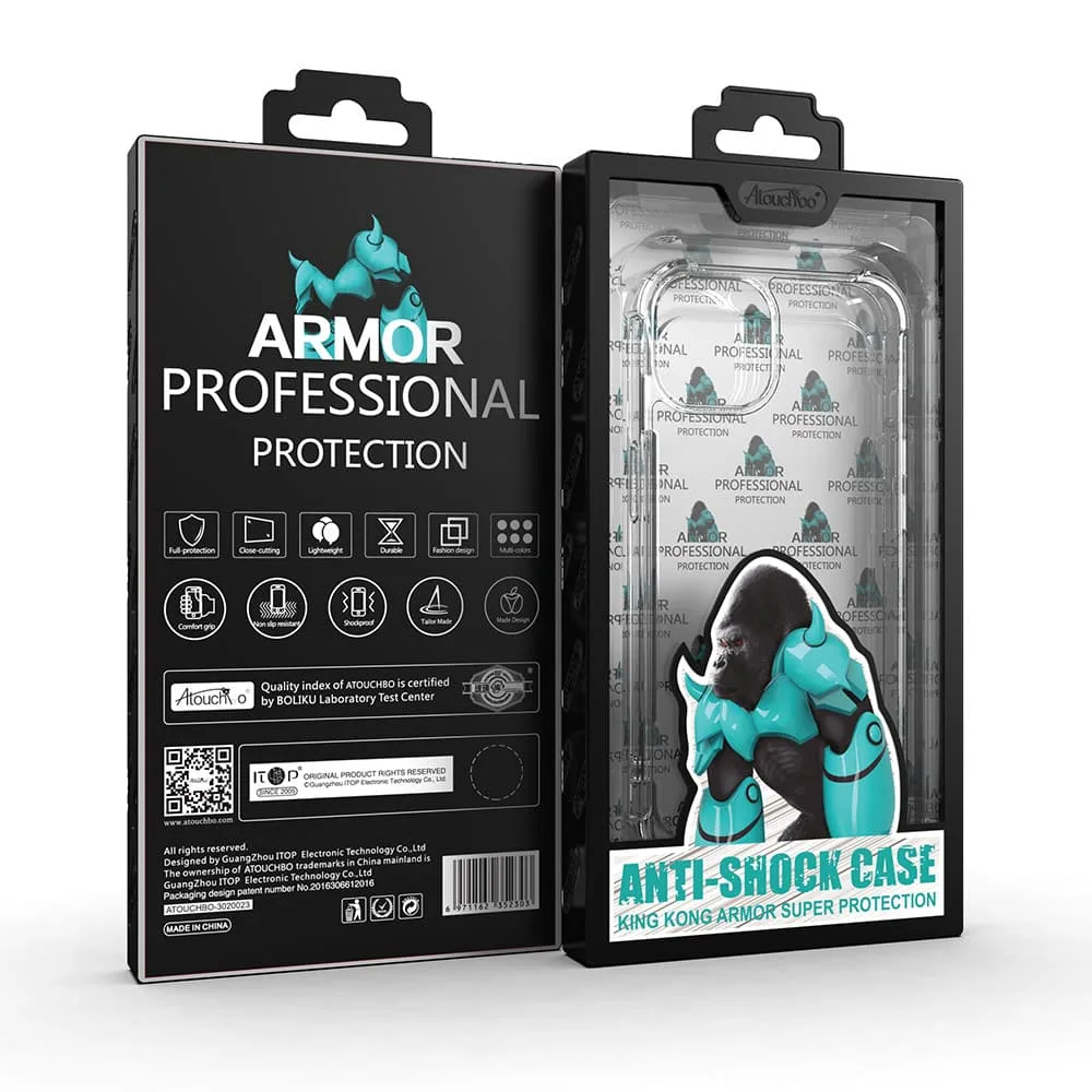 For iPhone 16 Pro Max Atouchbo Genuine Anti-Shock Kong Super Protective TPU Gel Case - Image 1