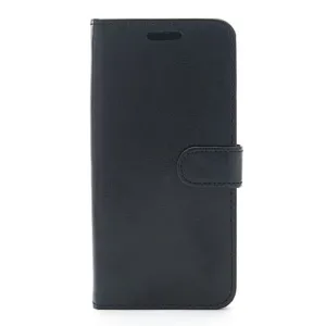 Xiaomi Redmi Note 8 Pro PU Leather Side Opening Wallet Case With Card Slots - Black