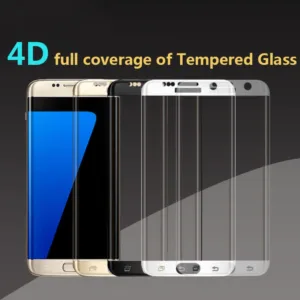 Samsung G935F Galaxy S7 Edge Case Friendly Full Tempered Glass Screen Protector