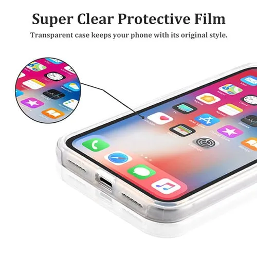 iPhone 7 Plus / 8 Plus 360º PC & TPU Full Case With Protective Screen Cover - Image 2