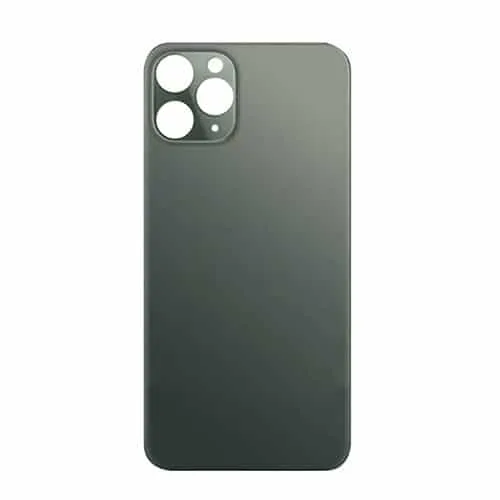 iphone11progreen-4.jpg iPhone 11 Pro Max Rear Back Glass / Battery Cover With Camera Lens & Fixing Frame - Image 1