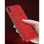 Huawei Mate 20 Lite Ultra Thin Clear Gel Case With Chrome & Glitter Effect