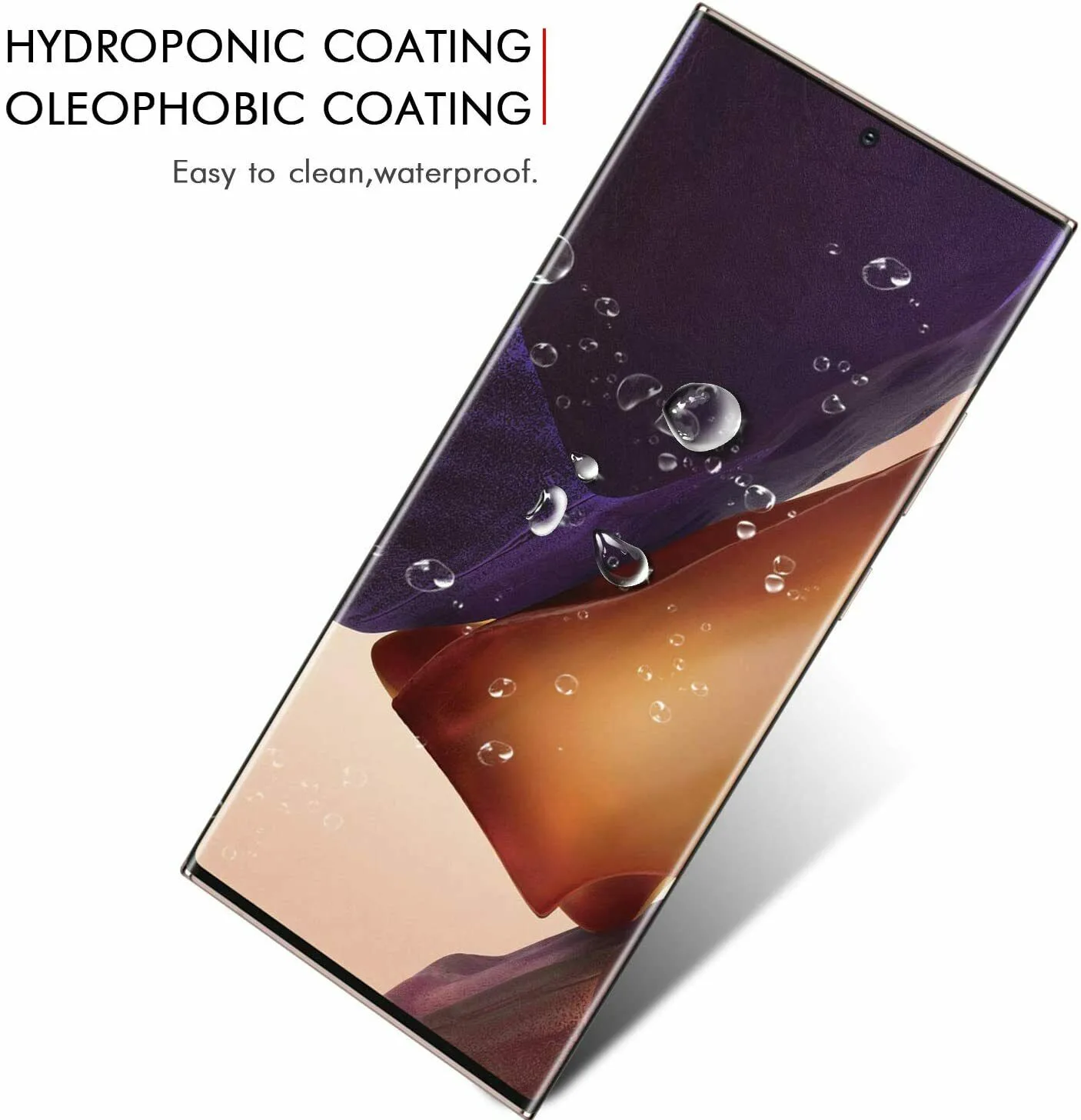NuGlas 3D UV Liquid Glue Tempered Glass Screen Protector - Samsung Galaxy S22 Ultra - Image 2