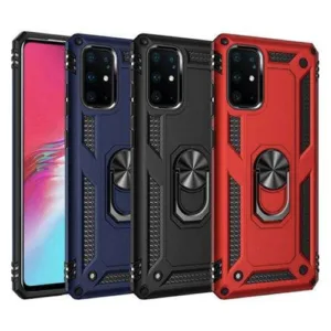 Samsung Galaxy S20 Plus Hybrid Dual-Layer Armour Case With Magnetic Ring Stand