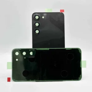 For Samsung S916 Galaxy S23 Plus Rear Back Glass / Battery Cover With Camera Lens - Black