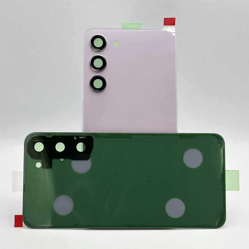 For Samsung S911 Galaxy S23 Rear Back Glass / Battery Cover With Camera Lens - Lavender - Image 1