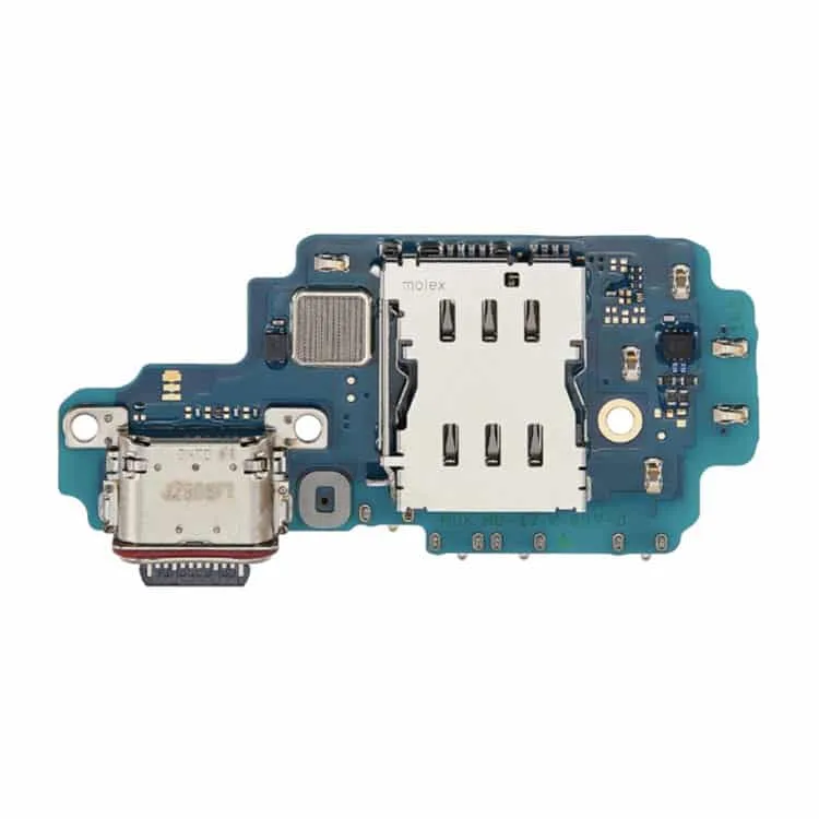 s23ultraport.jpg For Samsung S918B Galaxy S23 Ultra Charging Port Dock Connector Flex Cable PCB – OEM Pulled - Image 1