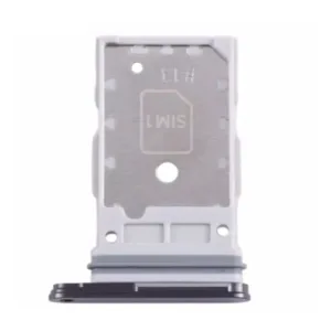 For Samsung Galaxy S24 / S24+ Plus Dual SIM Card Tray Holder - Black - OEM Pulled