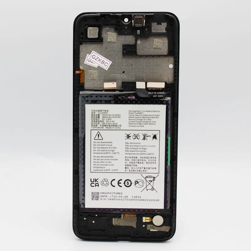 For TCL 30 5G T676H T776H LCD Screen Digitiser Frame Battery - OEM Pulled