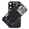 For iPhone 16 Pro Max Rear Back Glass Battery Cover With NFC Flex, Frame & Magnets – Black