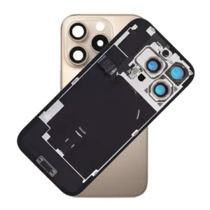 For iPhone 16 Pro Max Rear Back Glass Battery Cover With NFC Flex, Frame & Magnets – Desert