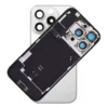 For iPhone 16 Pro Max Rear Back Glass Battery Cover With NFC Flex, Frame & Magnets – White