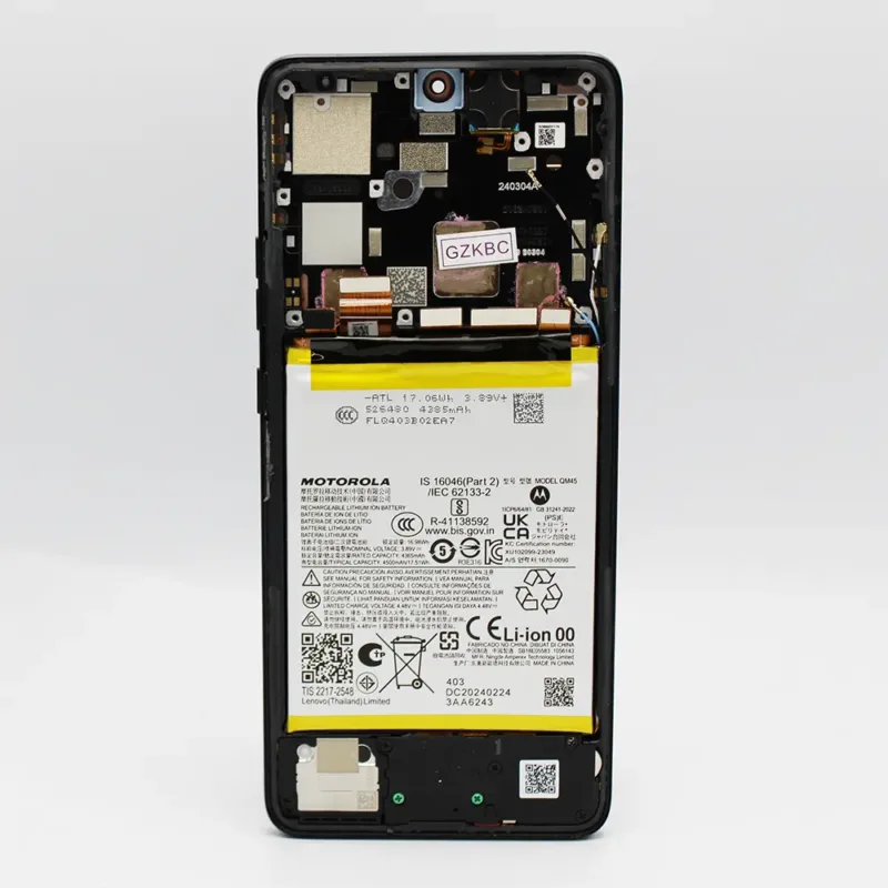 For Motorola Moto Edge 50 Pro LCD Screen Touch Digitiser Frame Battery - OEM Pulled
