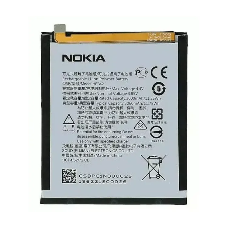 Genuine HE342 Nokia 7.1 / 6.1 Plus 3060mAh Battery