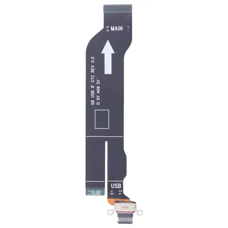For Samsung F956B Galaxy Z Fold6 Charging Port Dock Connector Flex Cable - OEM Pulled