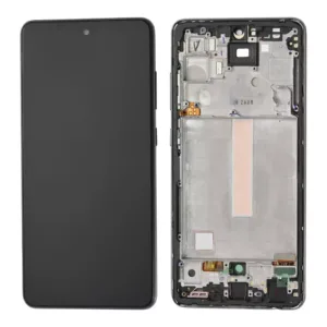 For Samsung A525 Galaxy A52 In-Cell LCD Screen & Touch Digitiser With Frame - Black