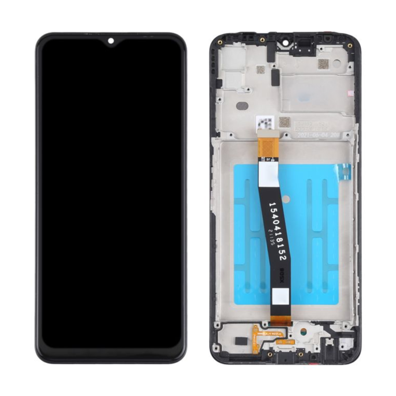 For Samsung A226 Galaxy A22 5G LCD Screen & Touch Digitiser With Frame - Black