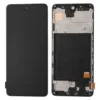For Samsung A515 Galaxy A51 LCD Screen & Touch Digitiser With Frame - Black