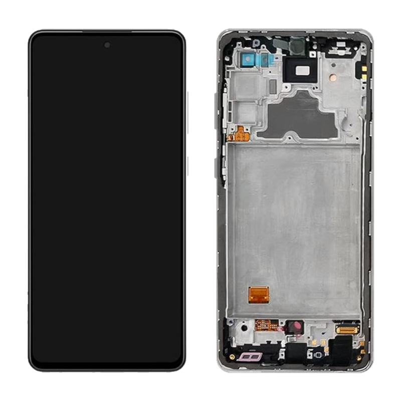 For Samsung A725 Galaxy A72 LCD Screen & Touch Digitiser With Frame - Black