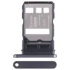 For Honor 70 Dual SIM Card Tray Holder - Black - OEM Pulled