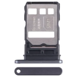 For Honor 70 Dual SIM Card Tray Holder - Black - OEM Pulled