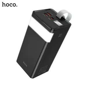 Hoco 50000mAh PD QC3.0 22.5W Large Capacity Fast Charging Power Bank Charger - Black