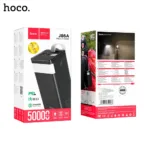 Hoco 50000mAh PD QC3.0 22.5W Large Capacity Fast Charging Power Bank Charger - Black - Image 2