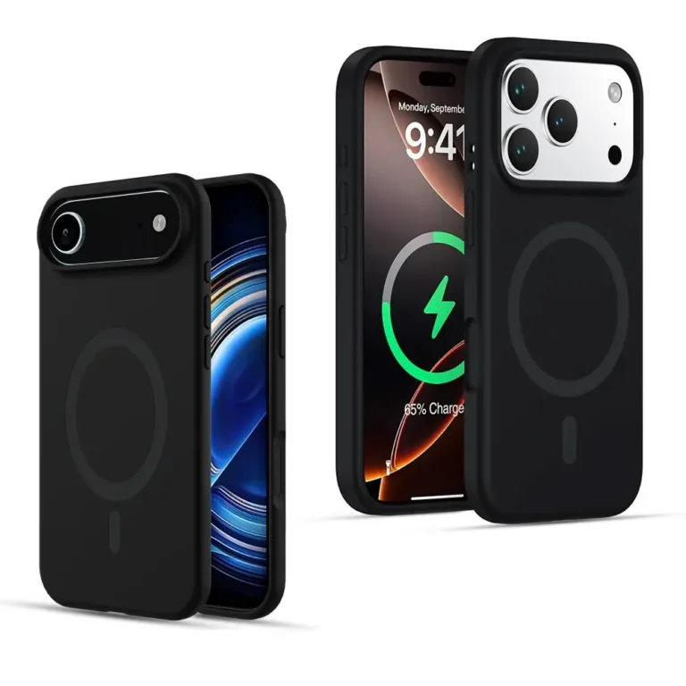 For iPhone 17 Series All Models MagSafe Magnetic Charging Silicone Case