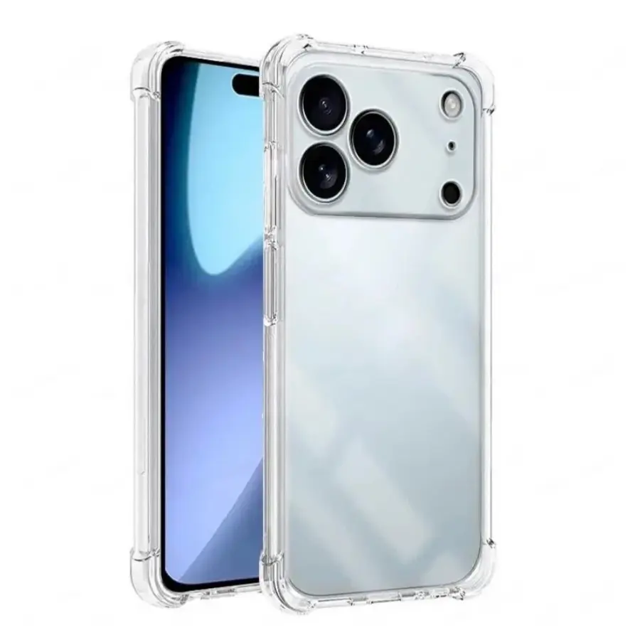 For Apple iPhone 17 Pro Anti-Burst Protective Shockproof Clear TPU Gel Case For Apple iPhone 17 Pro Anti-Burst Protective Shockproof Clear TPU Gel Case