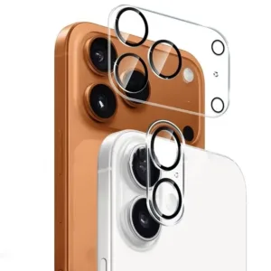 iPhone 17 Series All Models Camera Lens & 3D Surround Clear Tempered Glass Protector
